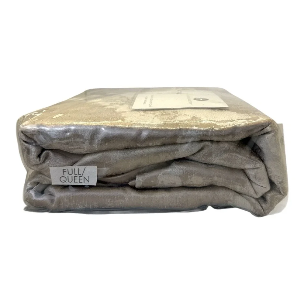 Hotel‎ Collection Distressed Chevron Full/Queen Comforter Cover New